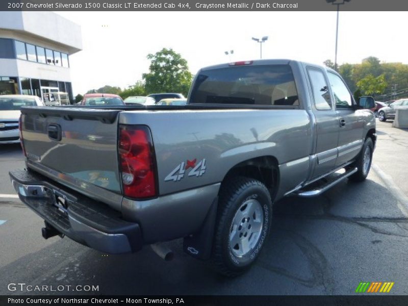 Graystone Metallic / Dark Charcoal 2007 Chevrolet Silverado 1500 Classic LT Extended Cab 4x4