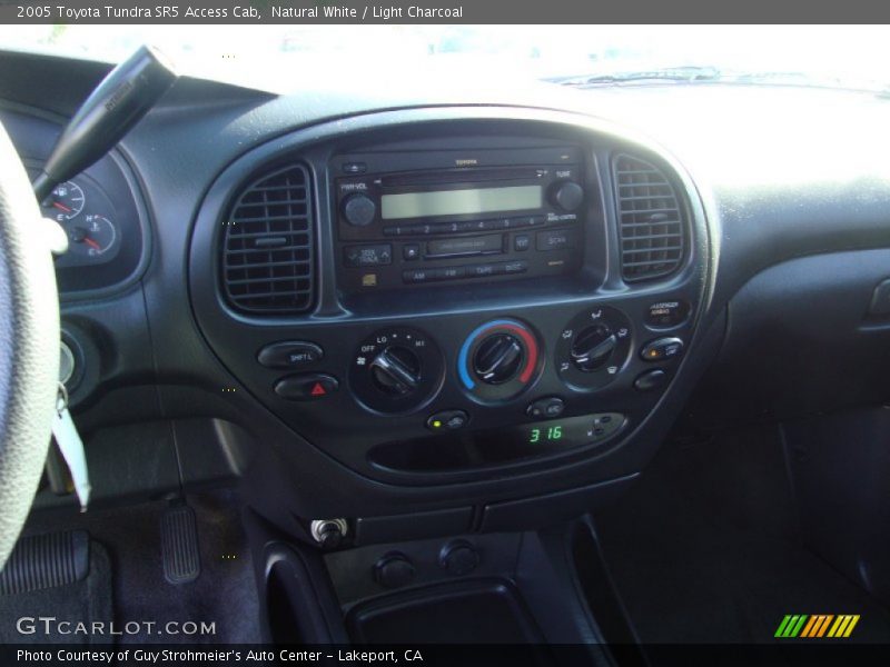Natural White / Light Charcoal 2005 Toyota Tundra SR5 Access Cab