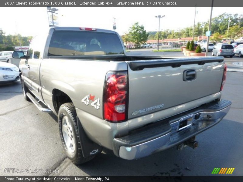 Graystone Metallic / Dark Charcoal 2007 Chevrolet Silverado 1500 Classic LT Extended Cab 4x4