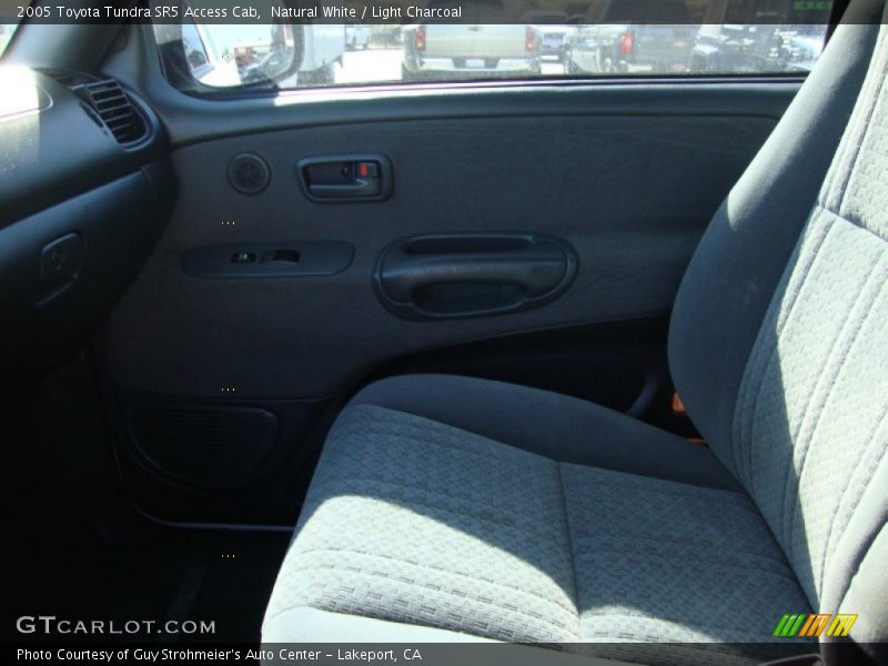 Natural White / Light Charcoal 2005 Toyota Tundra SR5 Access Cab