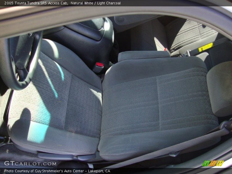 Natural White / Light Charcoal 2005 Toyota Tundra SR5 Access Cab