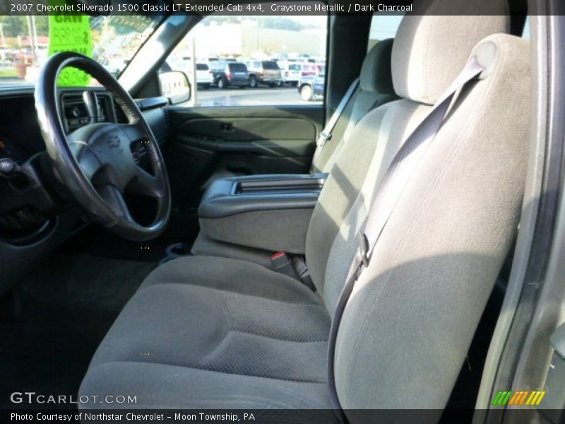 Graystone Metallic / Dark Charcoal 2007 Chevrolet Silverado 1500 Classic LT Extended Cab 4x4