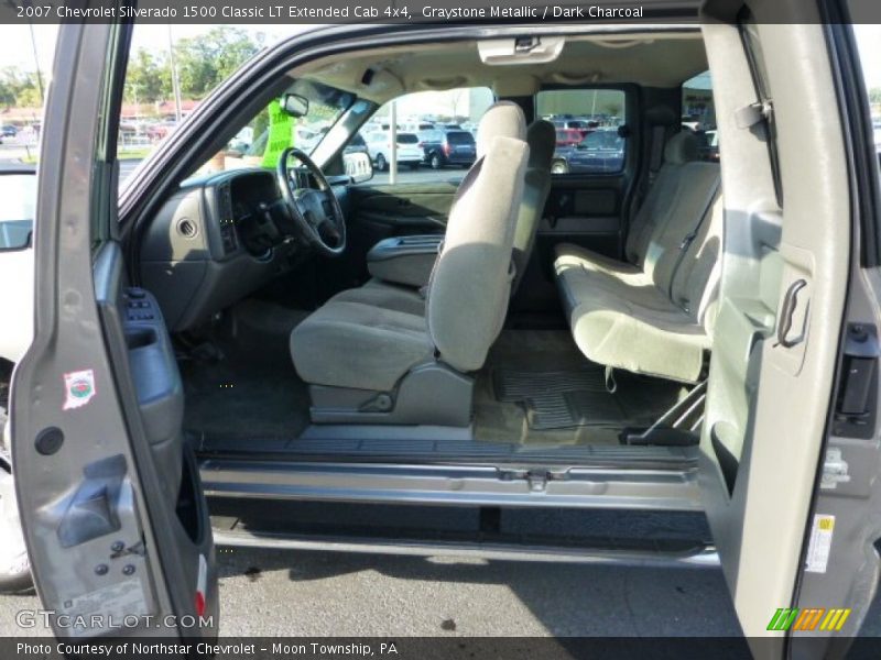 Graystone Metallic / Dark Charcoal 2007 Chevrolet Silverado 1500 Classic LT Extended Cab 4x4