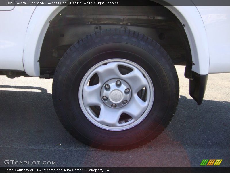 Natural White / Light Charcoal 2005 Toyota Tundra SR5 Access Cab