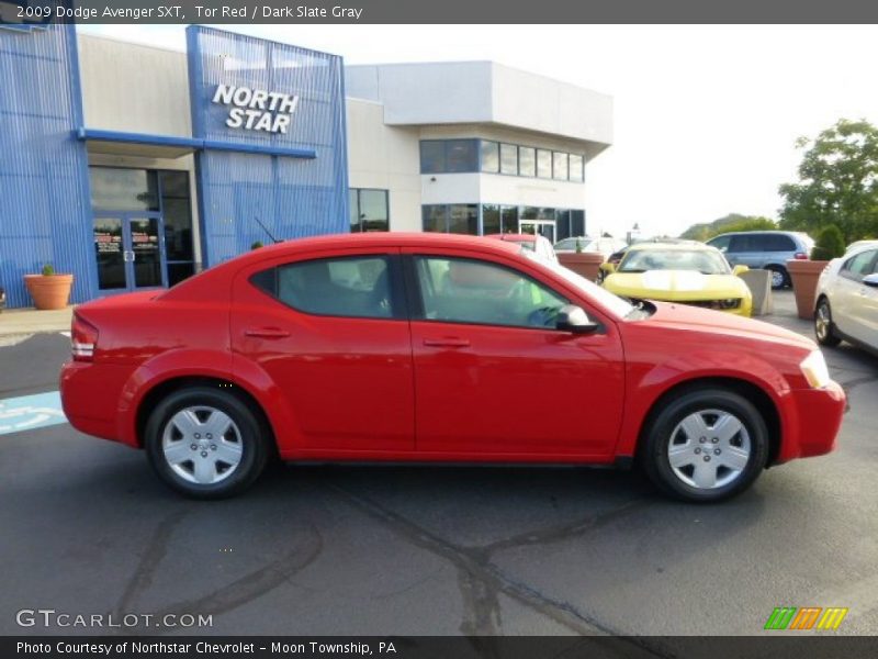 Tor Red / Dark Slate Gray 2009 Dodge Avenger SXT