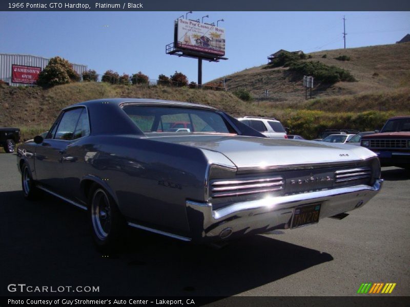 Platinum / Black 1966 Pontiac GTO Hardtop