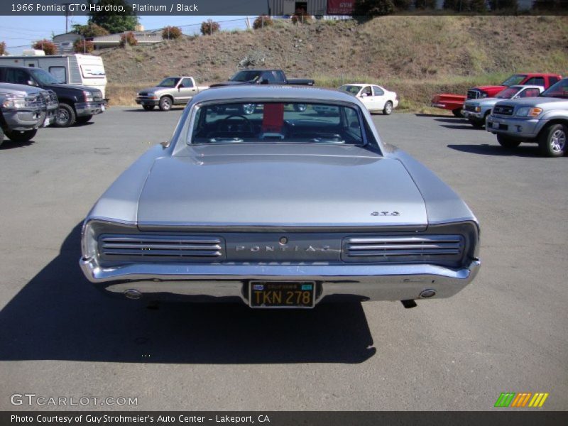 Platinum / Black 1966 Pontiac GTO Hardtop