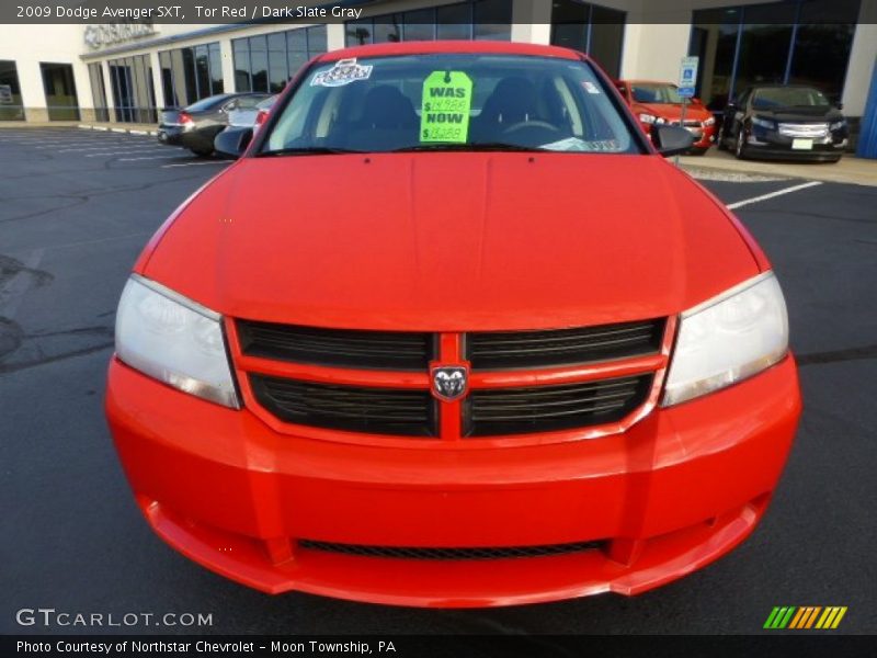 Tor Red / Dark Slate Gray 2009 Dodge Avenger SXT