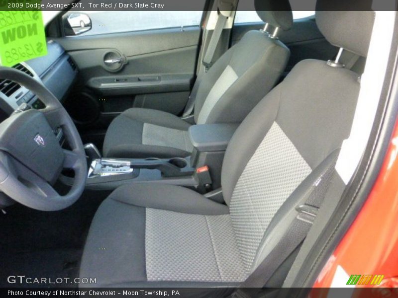 Tor Red / Dark Slate Gray 2009 Dodge Avenger SXT