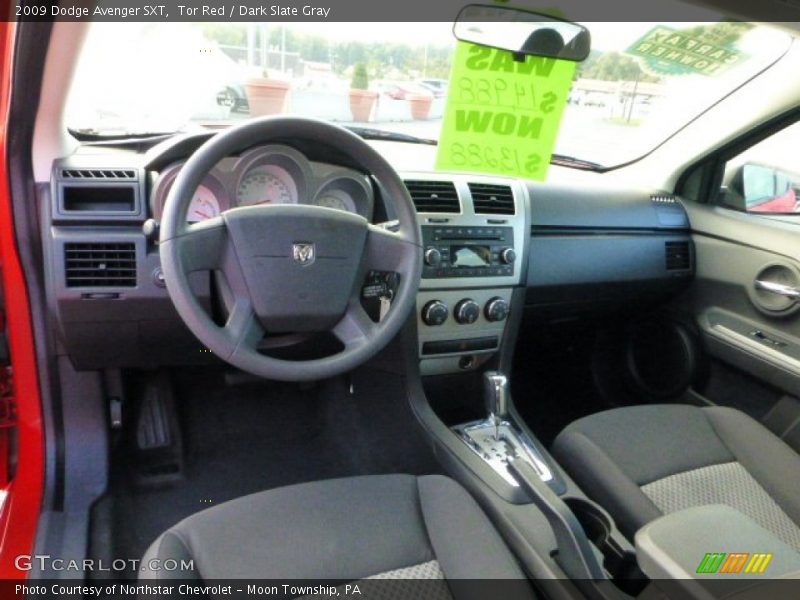 Tor Red / Dark Slate Gray 2009 Dodge Avenger SXT