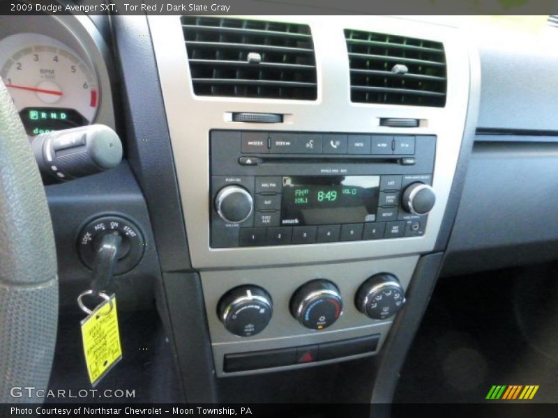 Tor Red / Dark Slate Gray 2009 Dodge Avenger SXT
