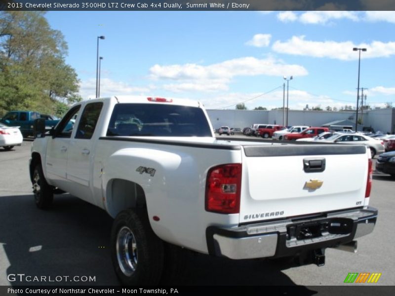 Summit White / Ebony 2013 Chevrolet Silverado 3500HD LTZ Crew Cab 4x4 Dually