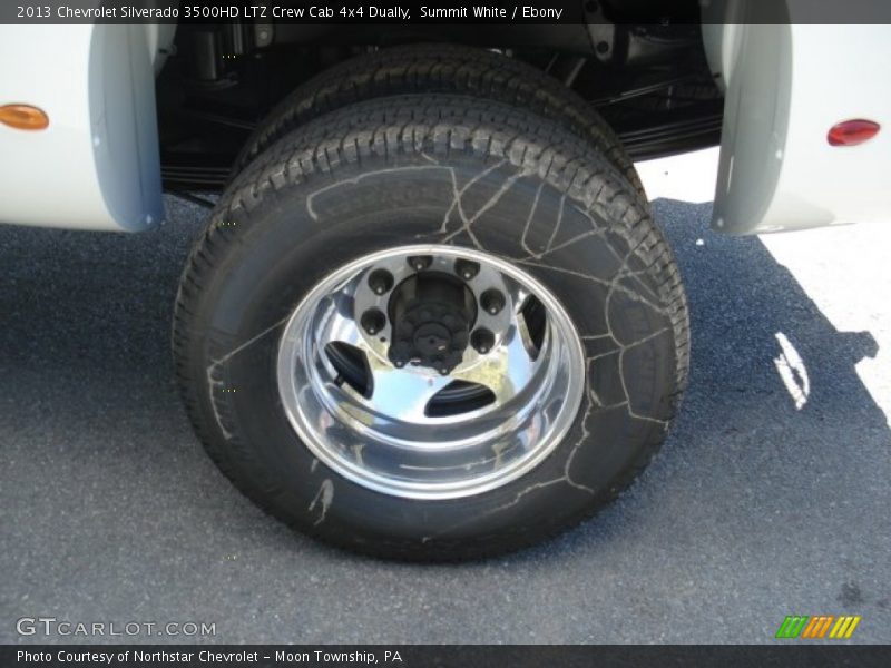 Summit White / Ebony 2013 Chevrolet Silverado 3500HD LTZ Crew Cab 4x4 Dually