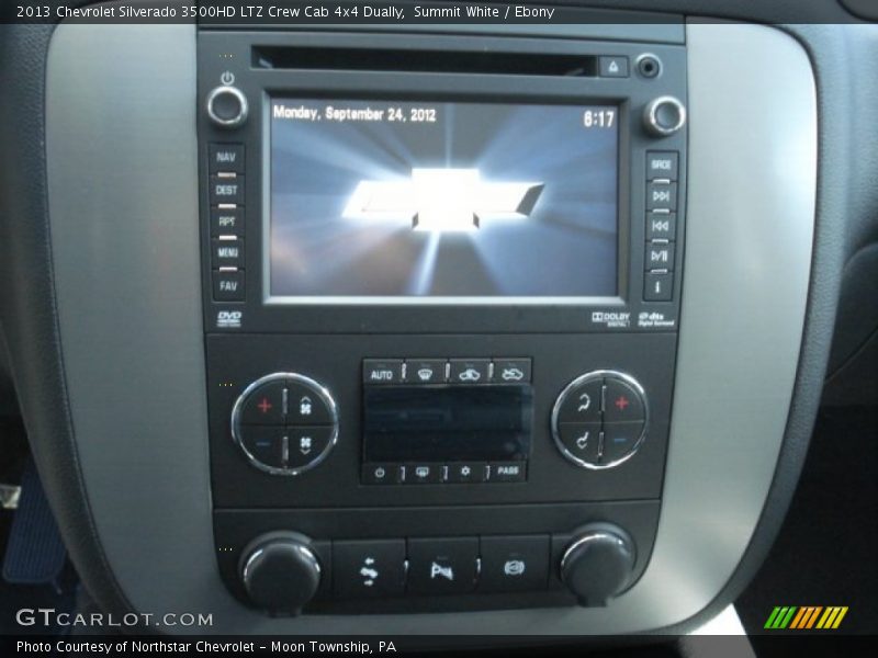Summit White / Ebony 2013 Chevrolet Silverado 3500HD LTZ Crew Cab 4x4 Dually