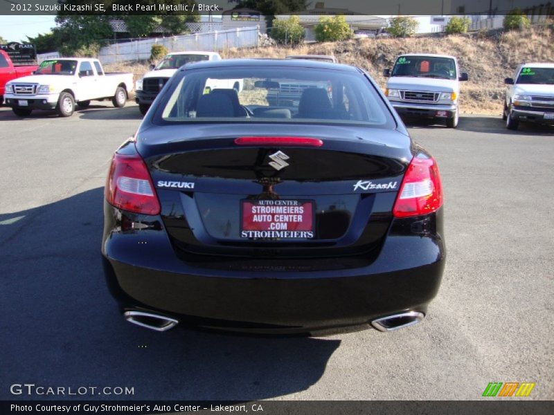Black Pearl Metallic / Black 2012 Suzuki Kizashi SE