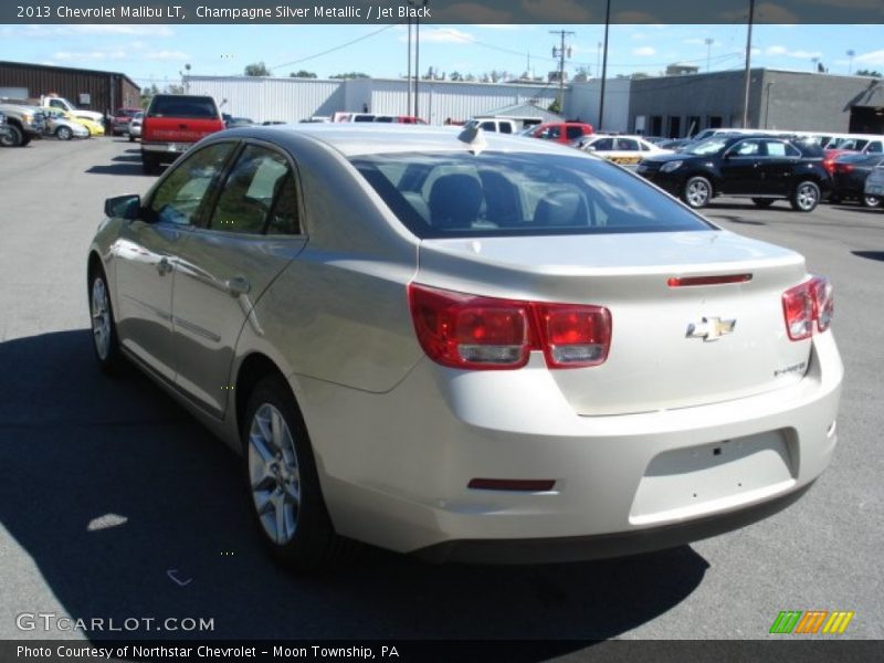 Champagne Silver Metallic / Jet Black 2013 Chevrolet Malibu LT