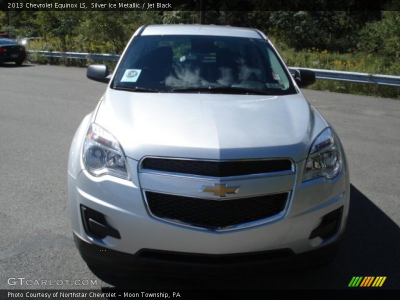 Silver Ice Metallic / Jet Black 2013 Chevrolet Equinox LS