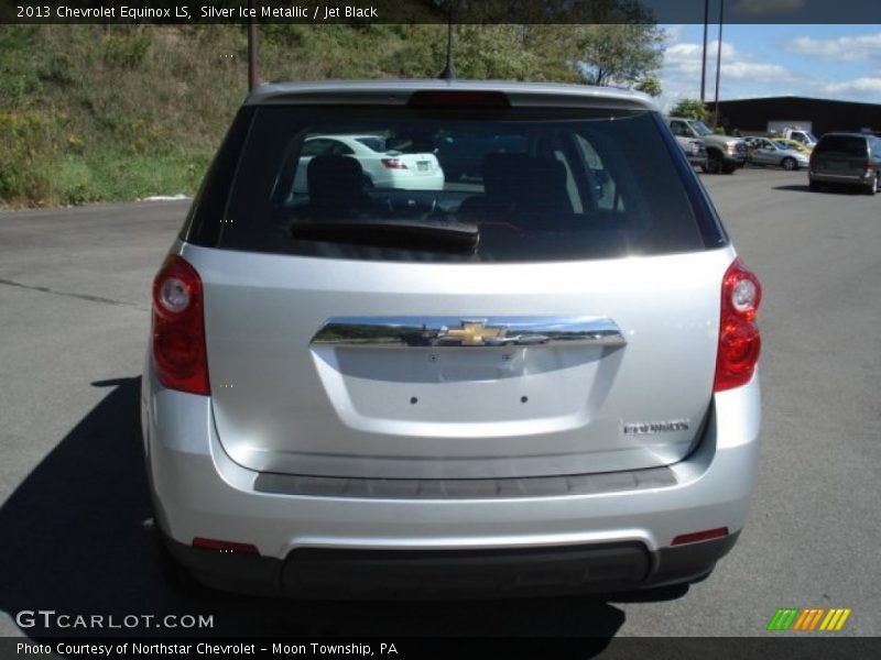 Silver Ice Metallic / Jet Black 2013 Chevrolet Equinox LS