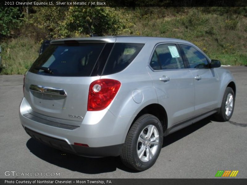 Silver Ice Metallic / Jet Black 2013 Chevrolet Equinox LS