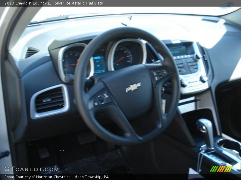 Silver Ice Metallic / Jet Black 2013 Chevrolet Equinox LS
