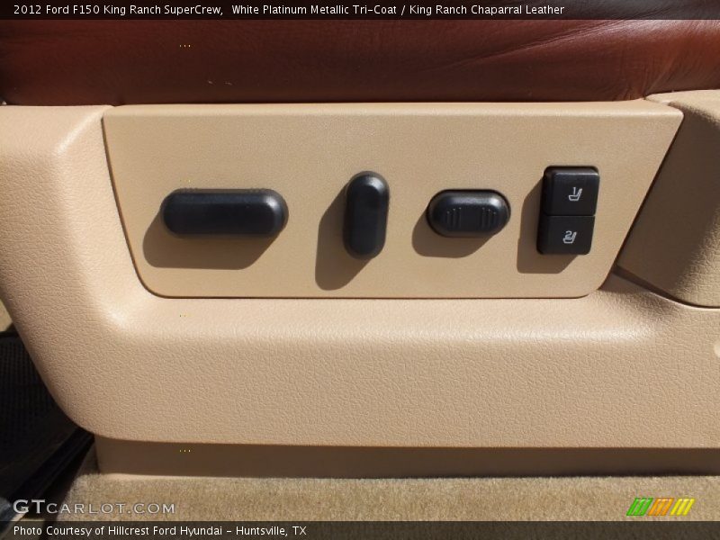 White Platinum Metallic Tri-Coat / King Ranch Chaparral Leather 2012 Ford F150 King Ranch SuperCrew