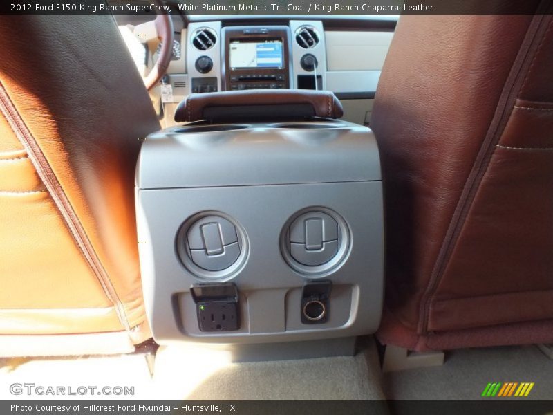 White Platinum Metallic Tri-Coat / King Ranch Chaparral Leather 2012 Ford F150 King Ranch SuperCrew