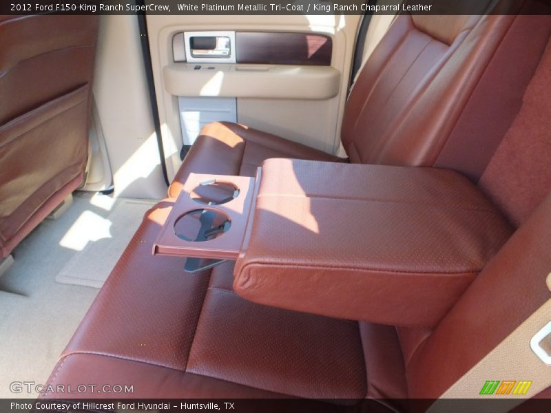 White Platinum Metallic Tri-Coat / King Ranch Chaparral Leather 2012 Ford F150 King Ranch SuperCrew