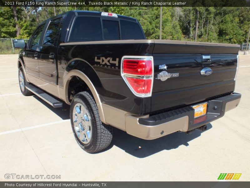 Tuxedo Black Metallic / King Ranch Chaparral Leather 2013 Ford F150 King Ranch SuperCrew 4x4