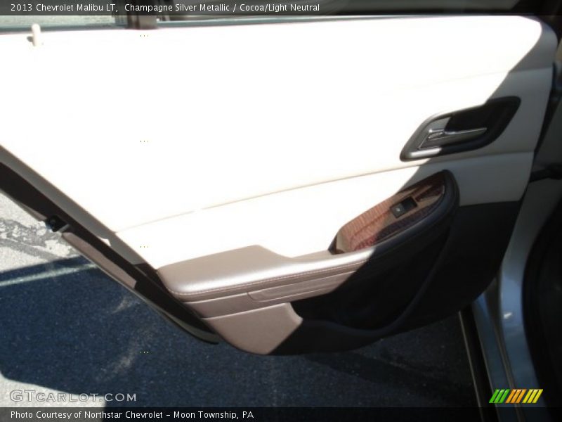 Champagne Silver Metallic / Cocoa/Light Neutral 2013 Chevrolet Malibu LT