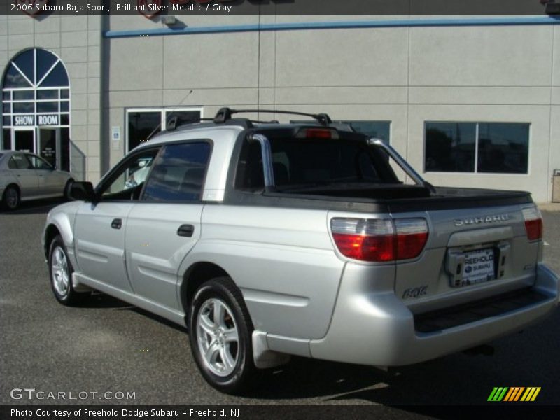 Brilliant Silver Metallic / Gray 2006 Subaru Baja Sport