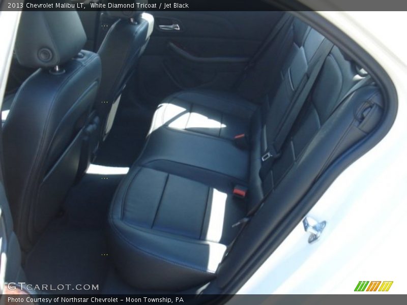 White Diamond Tricoat / Jet Black 2013 Chevrolet Malibu LT
