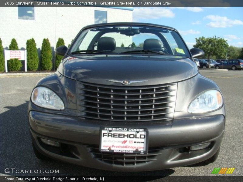 Graphite Gray Metallic / Dark Slate Gray 2005 Chrysler PT Cruiser Touring Turbo Convertible