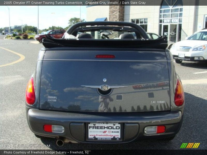 Graphite Gray Metallic / Dark Slate Gray 2005 Chrysler PT Cruiser Touring Turbo Convertible