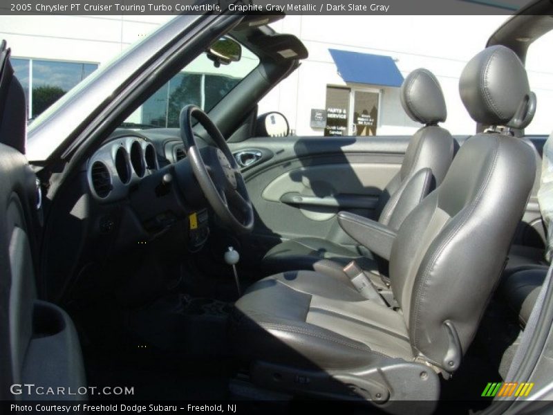 Graphite Gray Metallic / Dark Slate Gray 2005 Chrysler PT Cruiser Touring Turbo Convertible