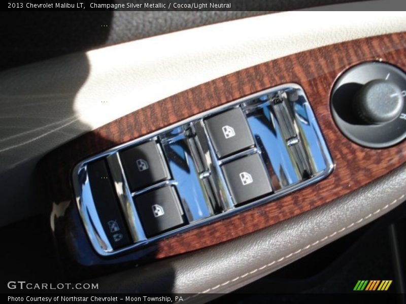 Champagne Silver Metallic / Cocoa/Light Neutral 2013 Chevrolet Malibu LT