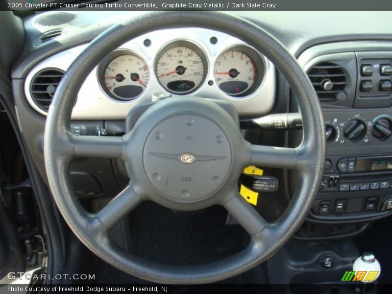 Graphite Gray Metallic / Dark Slate Gray 2005 Chrysler PT Cruiser Touring Turbo Convertible
