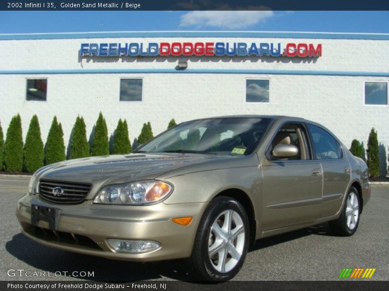 Golden Sand Metallic / Beige 2002 Infiniti I 35
