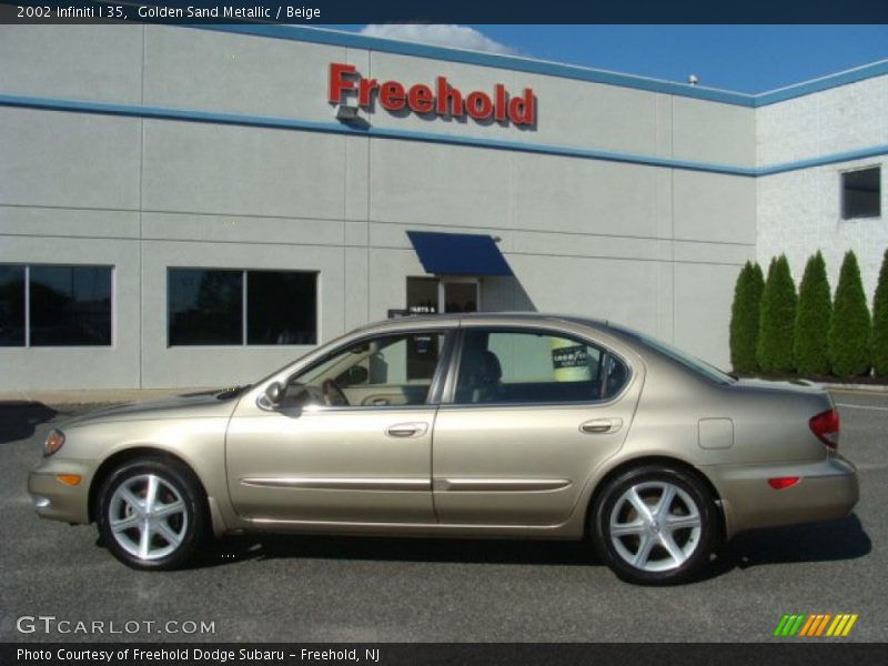 Golden Sand Metallic / Beige 2002 Infiniti I 35