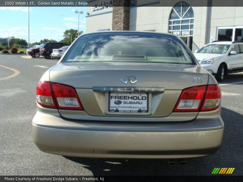 Golden Sand Metallic / Beige 2002 Infiniti I 35