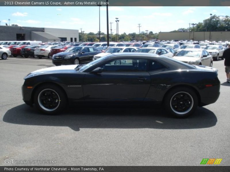 Ashen Gray Metallic / Black 2013 Chevrolet Camaro LS Coupe