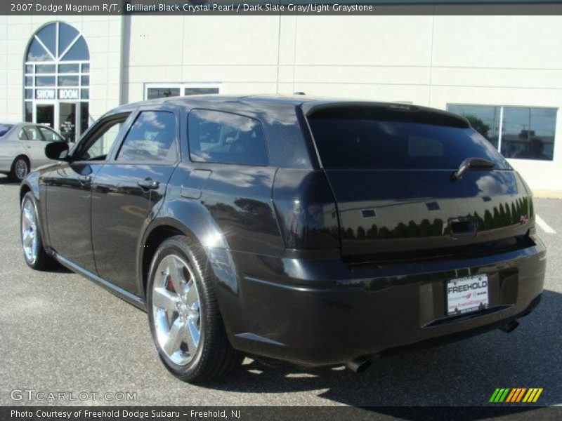 Brilliant Black Crystal Pearl / Dark Slate Gray/Light Graystone 2007 Dodge Magnum R/T