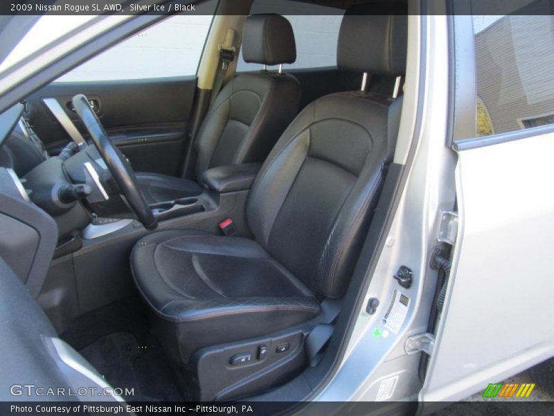 Silver Ice / Black 2009 Nissan Rogue SL AWD