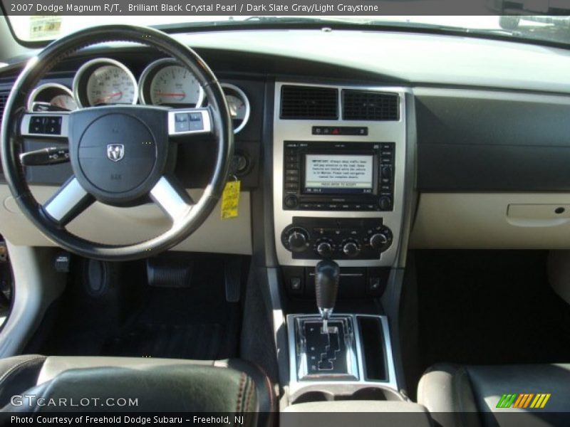 Brilliant Black Crystal Pearl / Dark Slate Gray/Light Graystone 2007 Dodge Magnum R/T