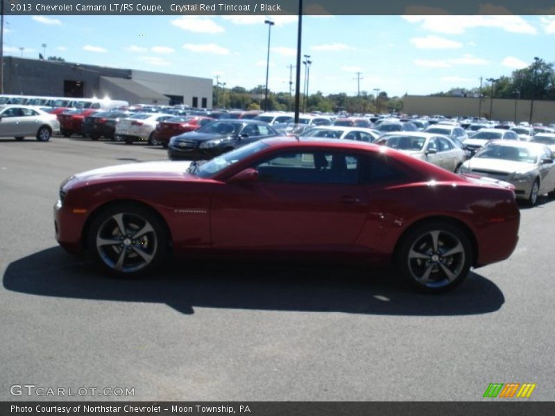 Crystal Red Tintcoat / Black 2013 Chevrolet Camaro LT/RS Coupe