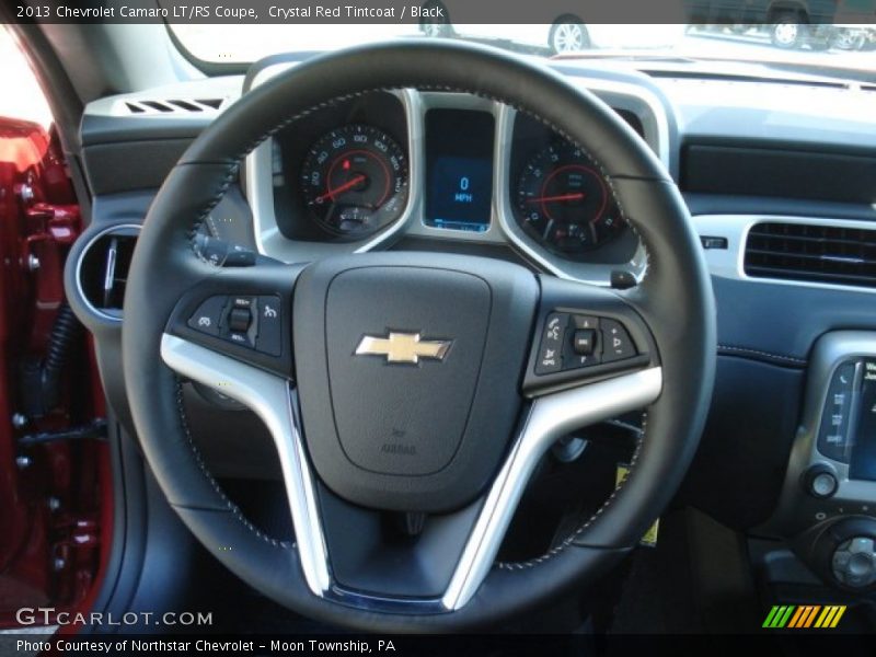 Crystal Red Tintcoat / Black 2013 Chevrolet Camaro LT/RS Coupe