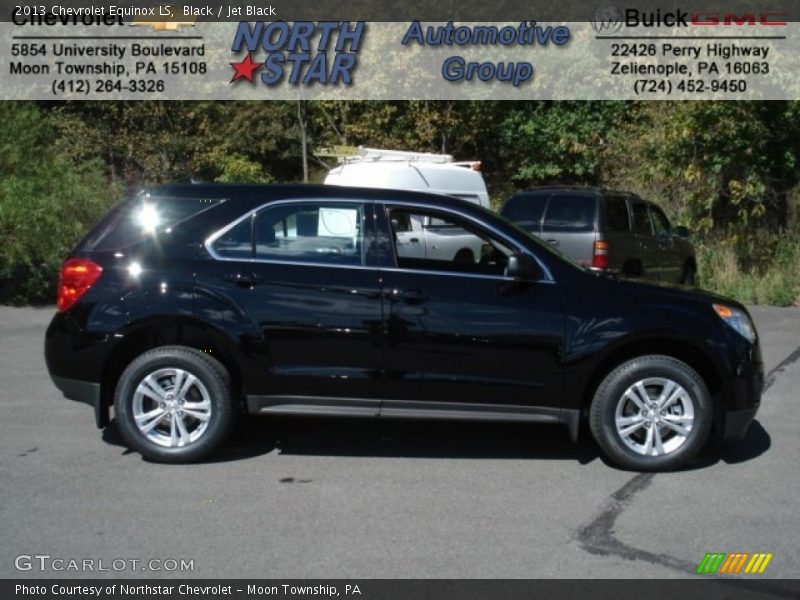 Black / Jet Black 2013 Chevrolet Equinox LS