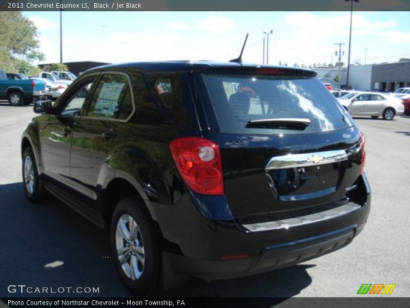 Black / Jet Black 2013 Chevrolet Equinox LS