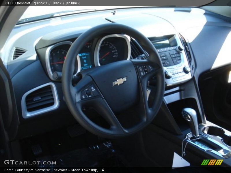 Black / Jet Black 2013 Chevrolet Equinox LS
