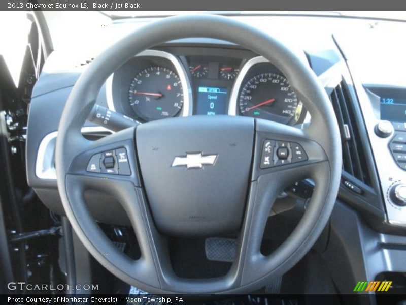 Black / Jet Black 2013 Chevrolet Equinox LS