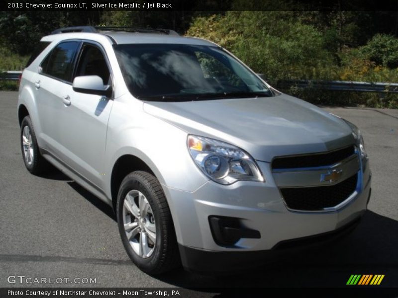 Silver Ice Metallic / Jet Black 2013 Chevrolet Equinox LT